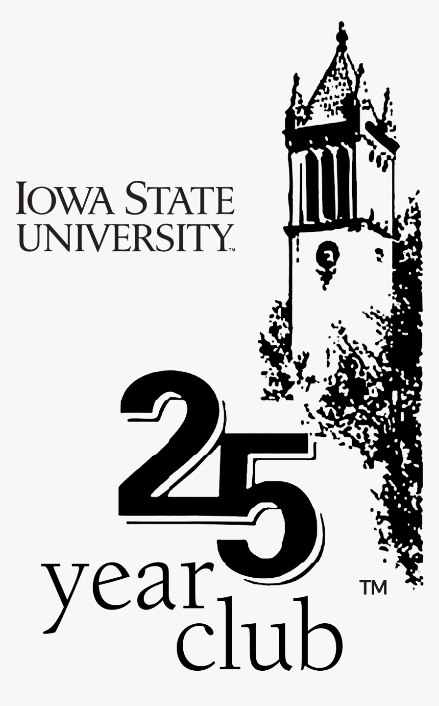 25 Year Club Logo - Iowa State University, HD Png Download