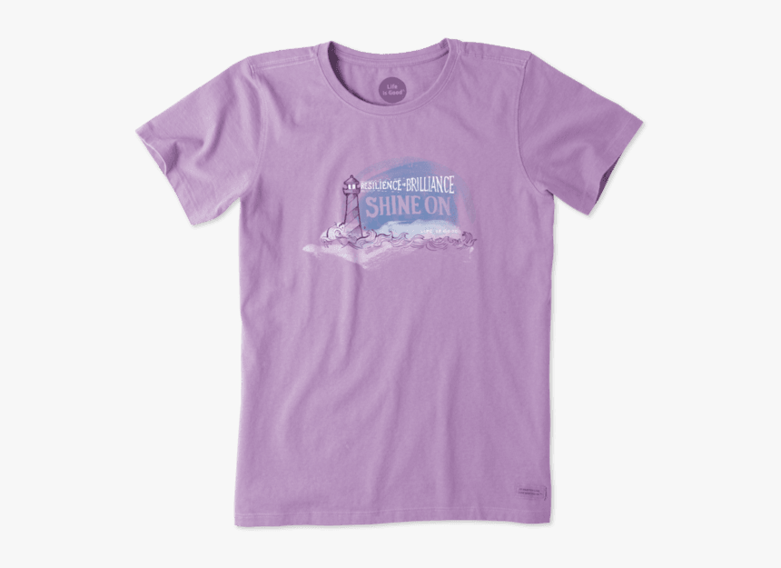 Women S Resilience Lighthouse Crusher Tee - Life Is Good Bear, HD Png Download