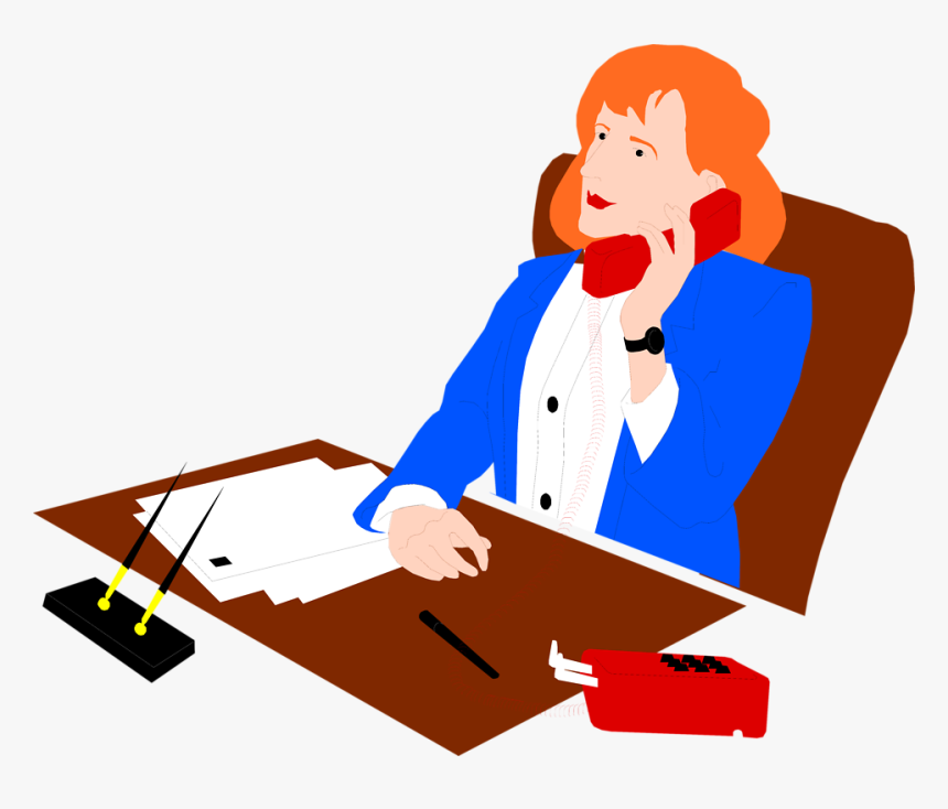 Free Stock Photo Illustration - Telephone Interview Png, Transparent Png