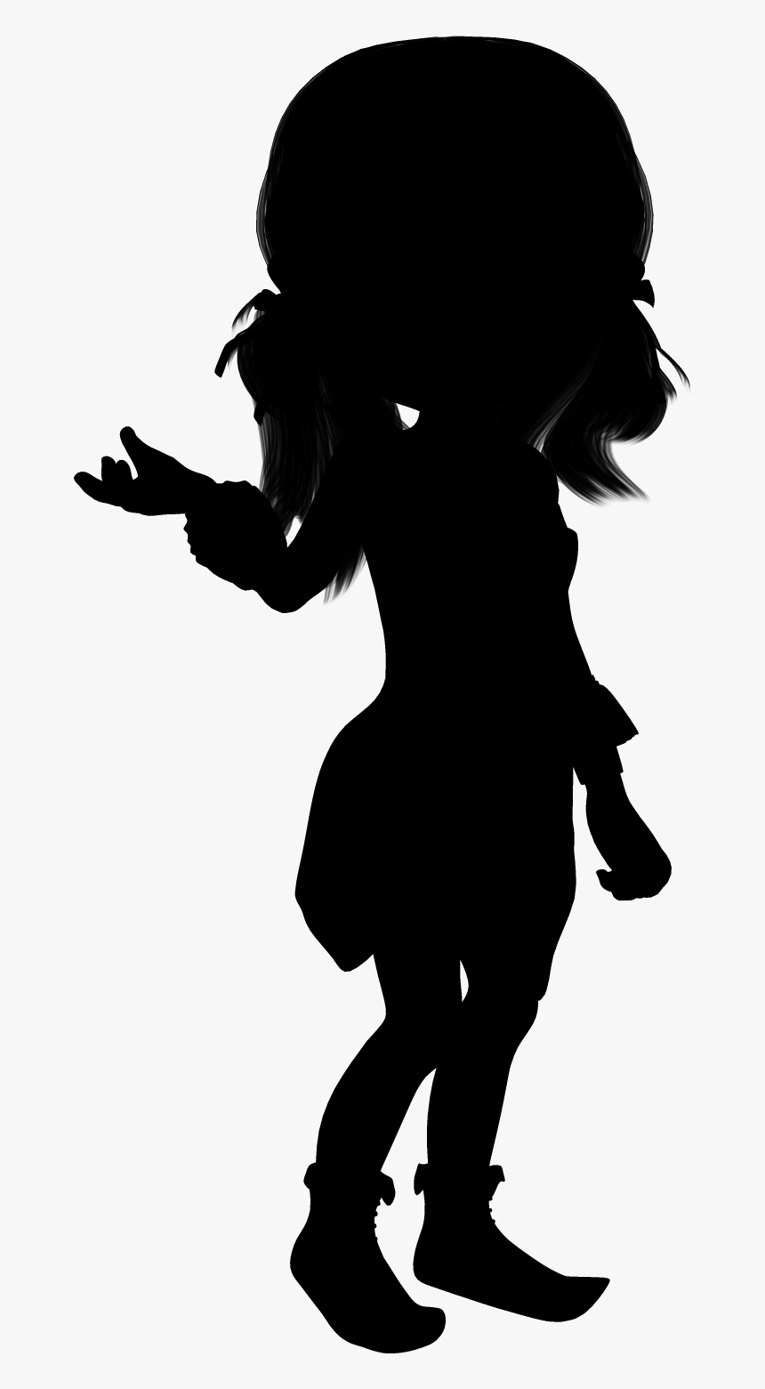 Xchng Silhouette Illustration Download Free Image Clipart - Silhouette, HD Png Download