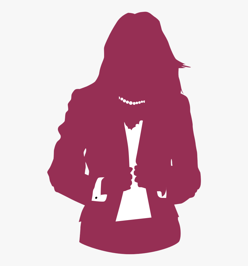 Office Woman Clipart Black And White, HD Png Download