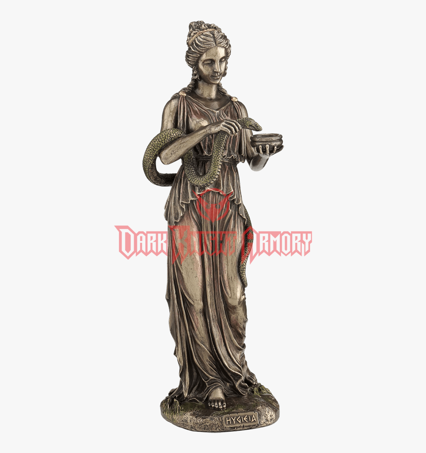 Greek Goddess Hygieia Statue - Hygieia Goddess, HD Png Download
