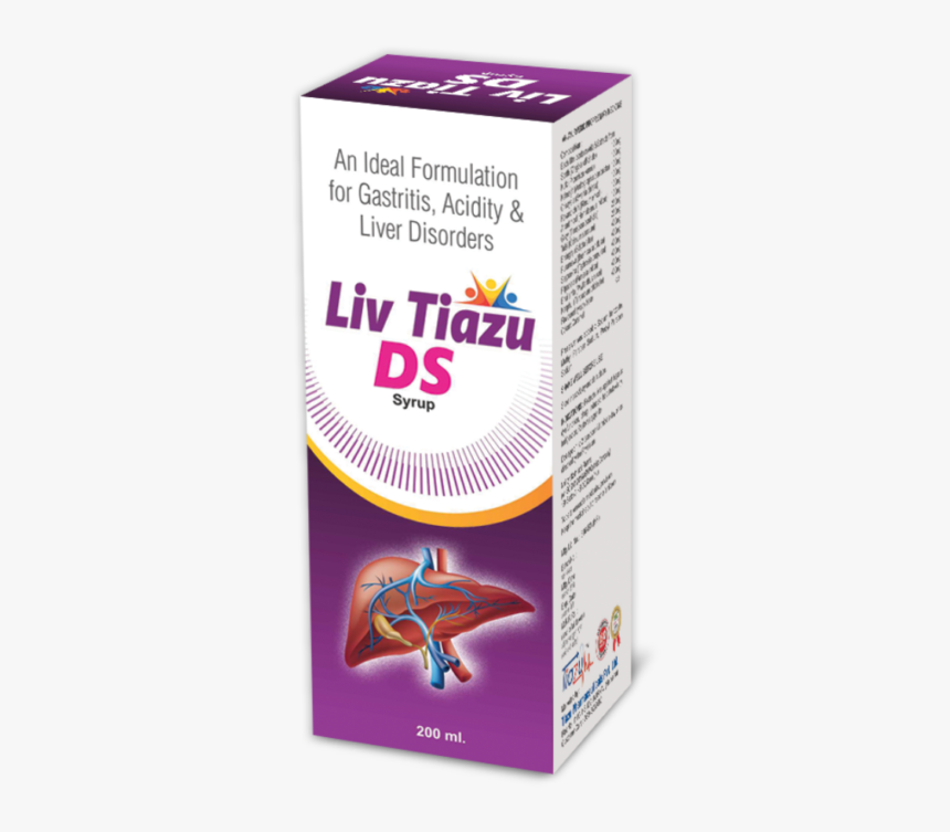 Liv Tiazu Ds Syrup - Box, HD Png Download