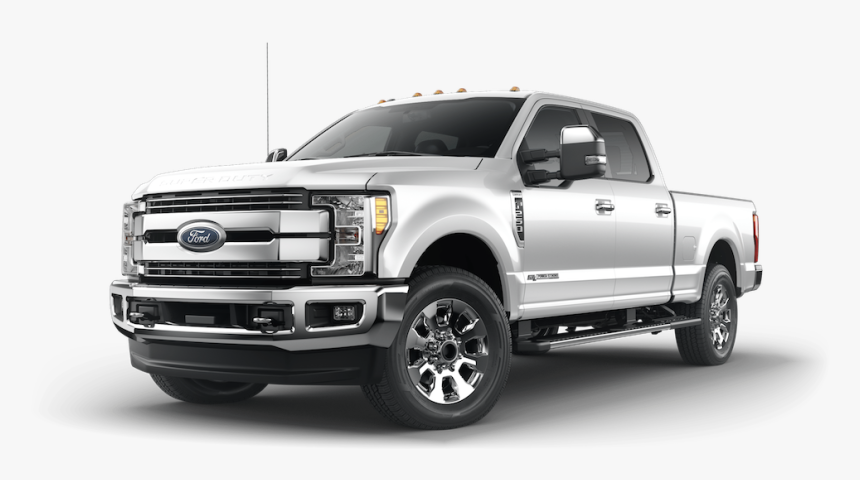 Silver 2019 Ford F-250 On White - 2018 Ford 250 White Gold Caribou, HD Png Download