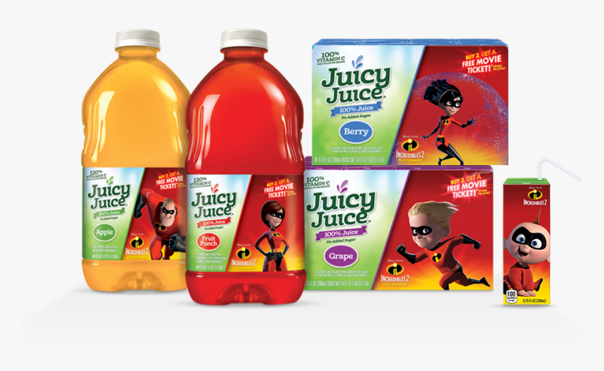 Juicy Juice Incredibles 2, HD Png Download