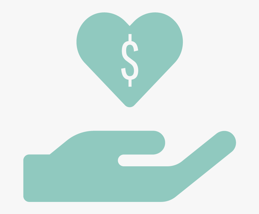 Transparent Donate Icon Png - Heart, Png Download