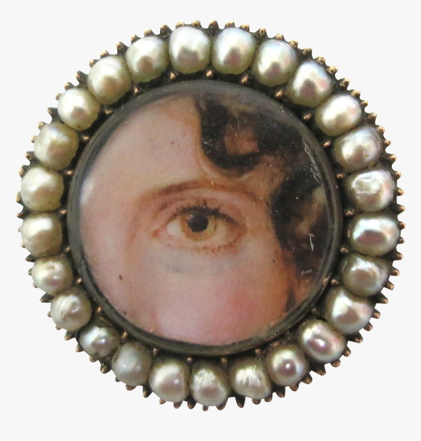 Antique Lovers Eye Brooch, HD Png Download