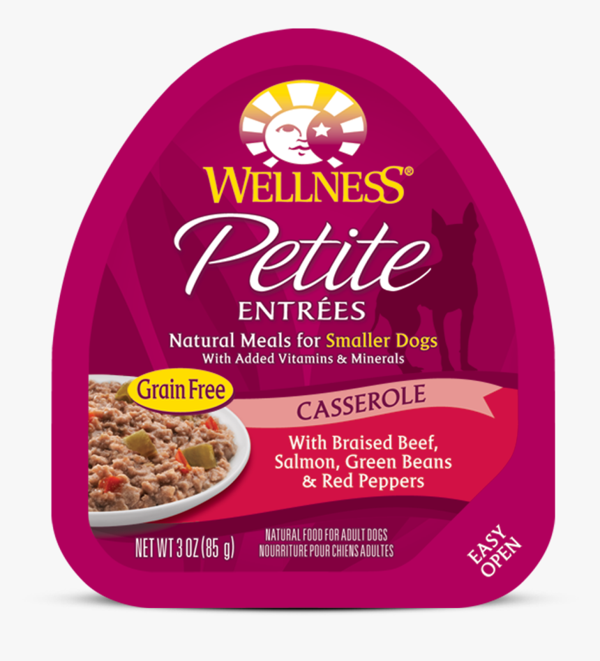 Casserole Beef Salmon - Wellness Wet Dog Food, HD Png Download