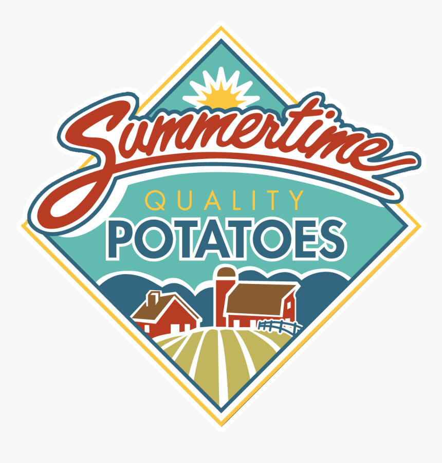 Summertime Potato Company - Label, HD Png Download