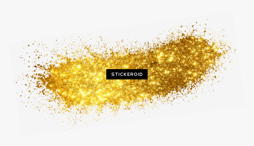 Gold Pollen Overlay - Glitter, HD Png Download