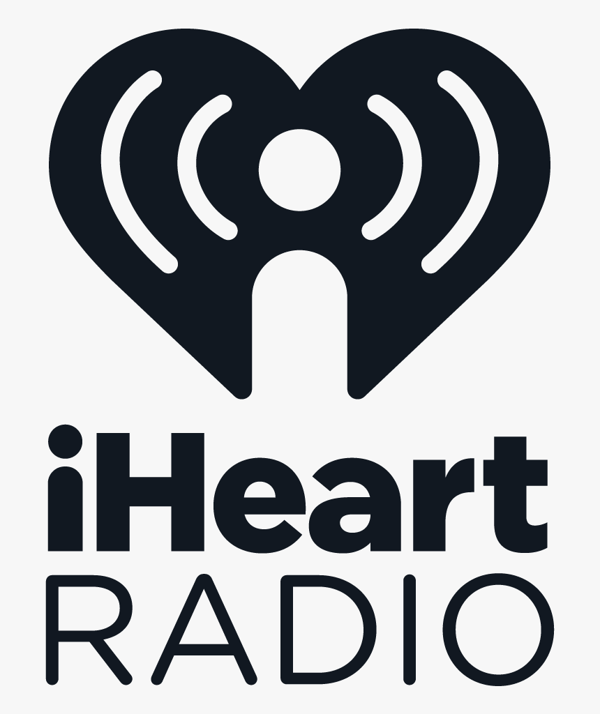 Heart Radio Black Logo, HD Png Download