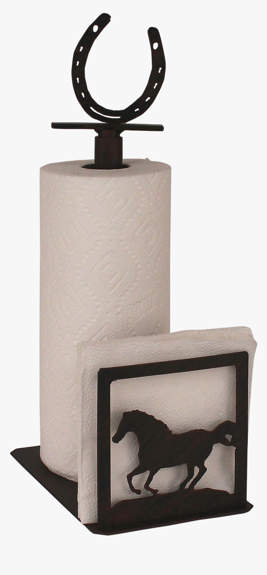Iron Running Horse/horse Shoe Paper Towel And Napkin - Paper Towel And Napkin Holder, HD Png Download