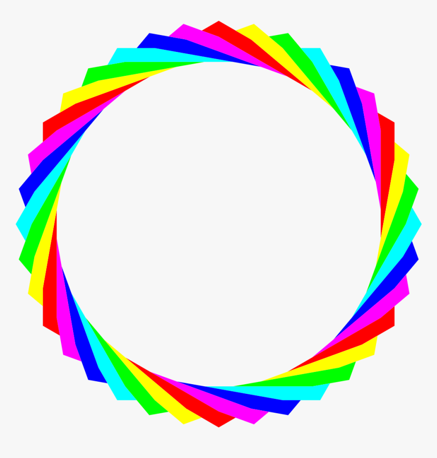 Clip Art Details - Rainbow Circle No Background, HD Png Download
