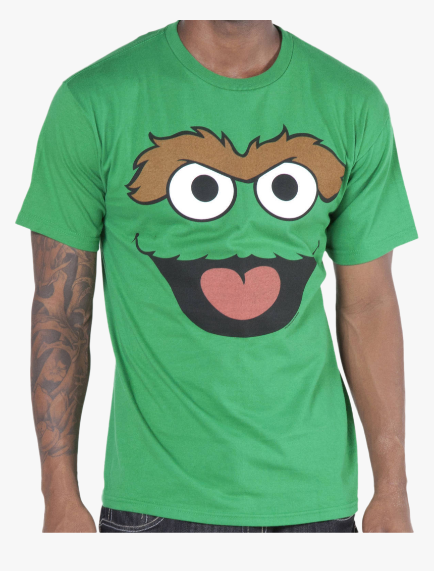 Transparent Oscar The Grouch Png - Oscar The Grouch Face, Png Download