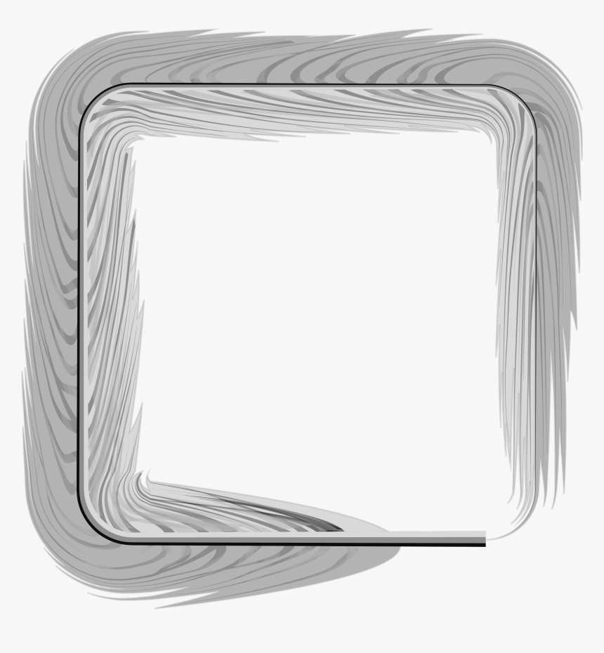 Feather Frame Clip Arts - Sketch, HD Png Download