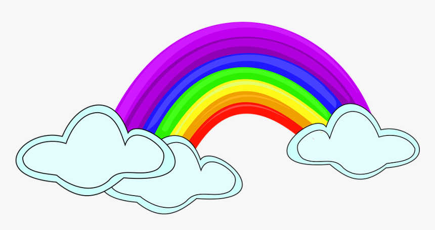Rainbow, Design, Clipart, Colorful, Color, Creative - Arc En Ciel Clipart, HD Png Download