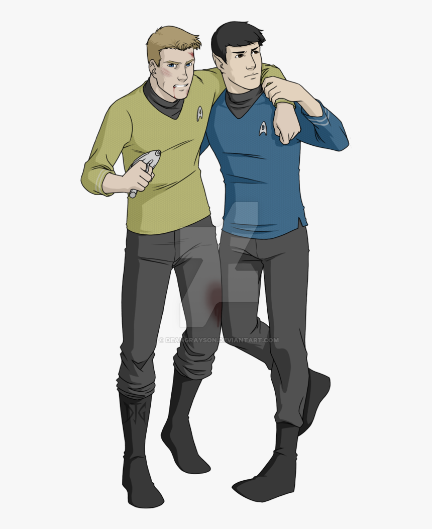 Kirk X Spock Fanart, HD Png Download , Transparent Png Image - PNGitem