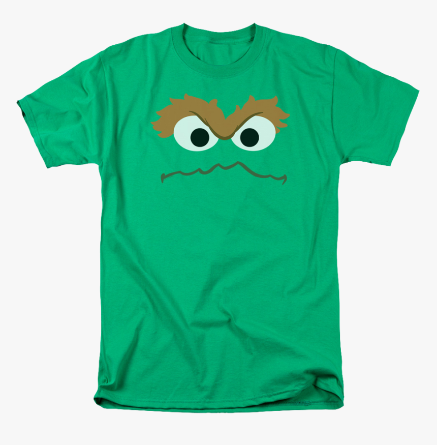 Popfunk Sesame Street Oscar The Grouch Kawaii Face T Shirt, Black - Foto 10