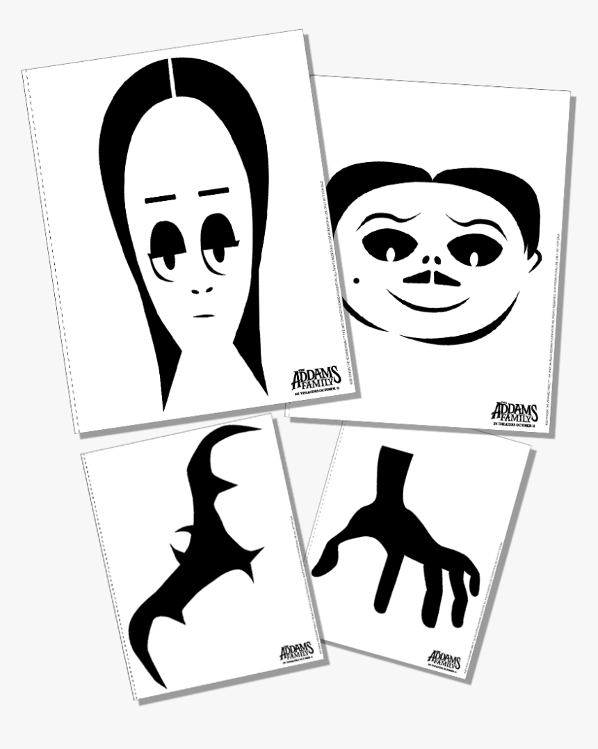 Pumpkin Carving Ideas Addams Family, HD Png Download