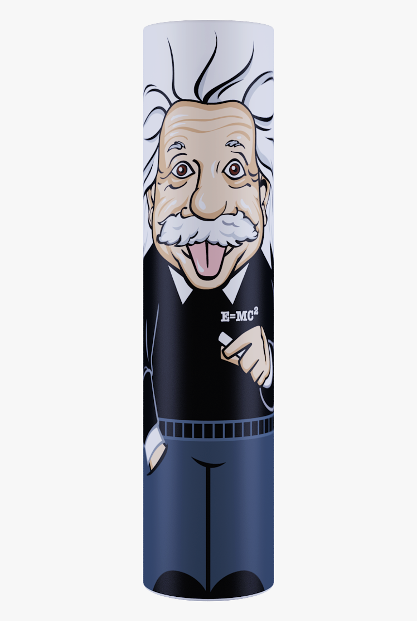 Albert Einstein Legends Mimopowertube 2600mah - Cartoon, HD Png Download