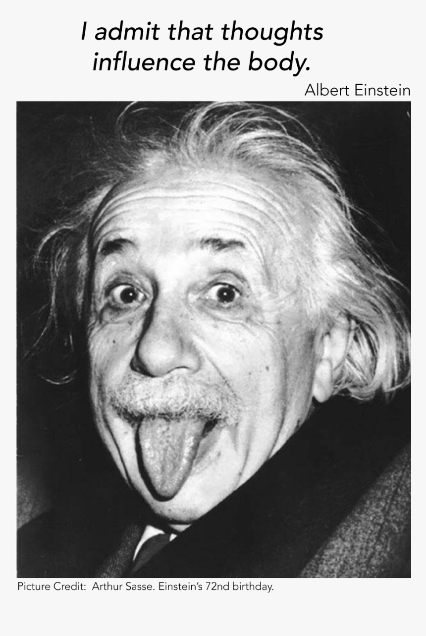 I Admit That The Mind Influences The Body - Albert Einstein, HD Png Download
