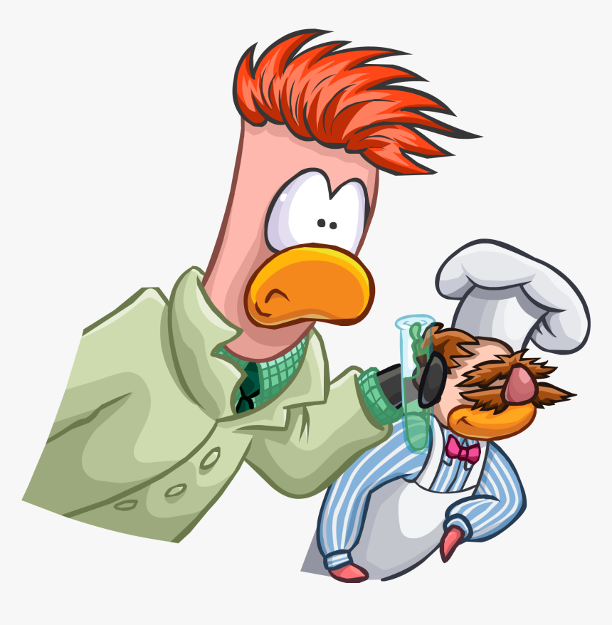 1807 X 1761 28 - Muppets Club Penguin Bunsen, HD Png Download