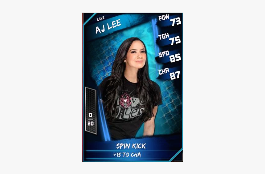 Rare Aj Lee - Aj Lee Wwe Supercard, HD Png Download