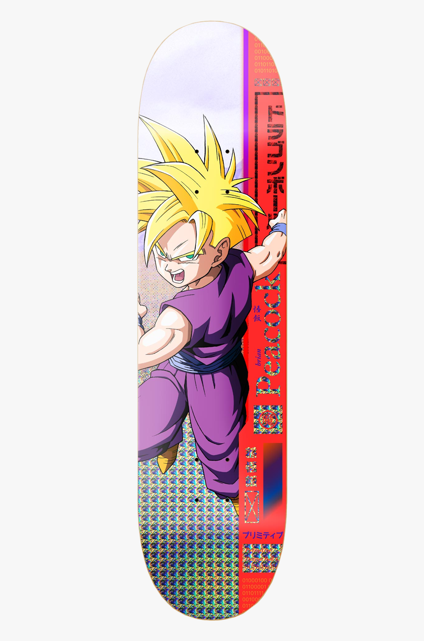 Primitive Dragon Ball Z Skateboard, HD Png Download