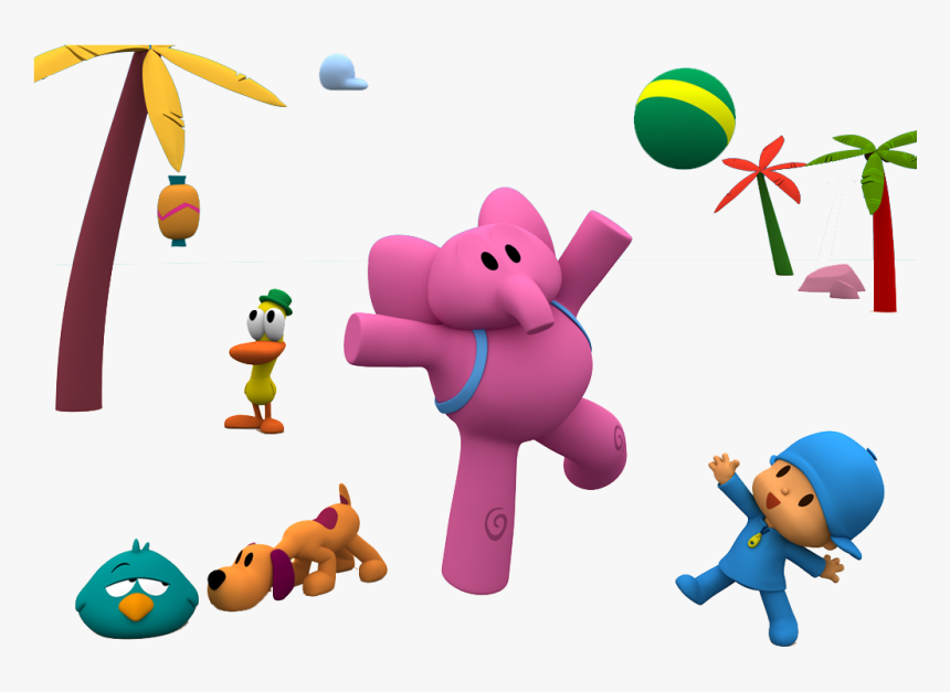 Pocoyo En La Playa, HD Png Download