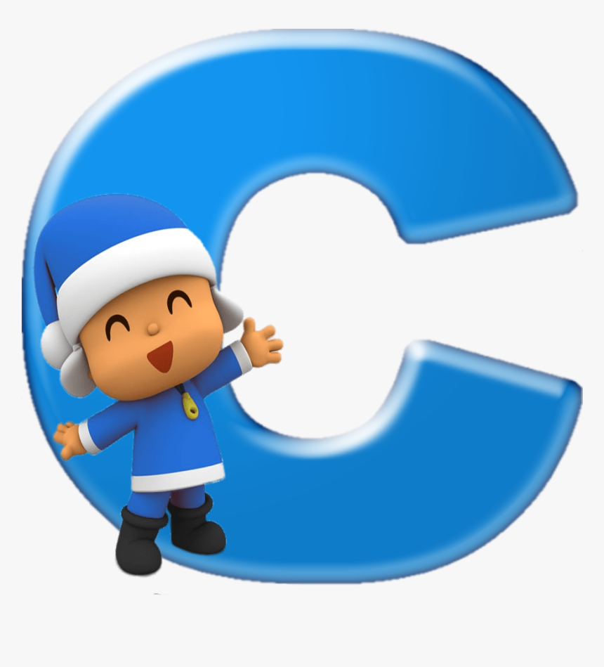 Alfabeto Decorativo Pocoyo Png, Transparent Png