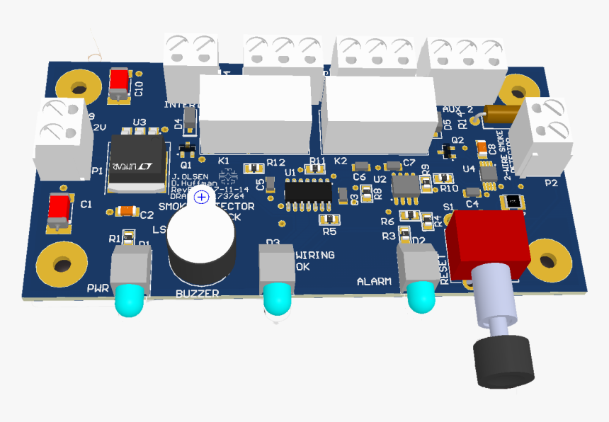 Rps Printed Circuit Board - Electronics, HD Png Download