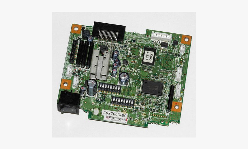 Epson Tm-u220b Main Circuit Board - Microcontroller, HD Png Download