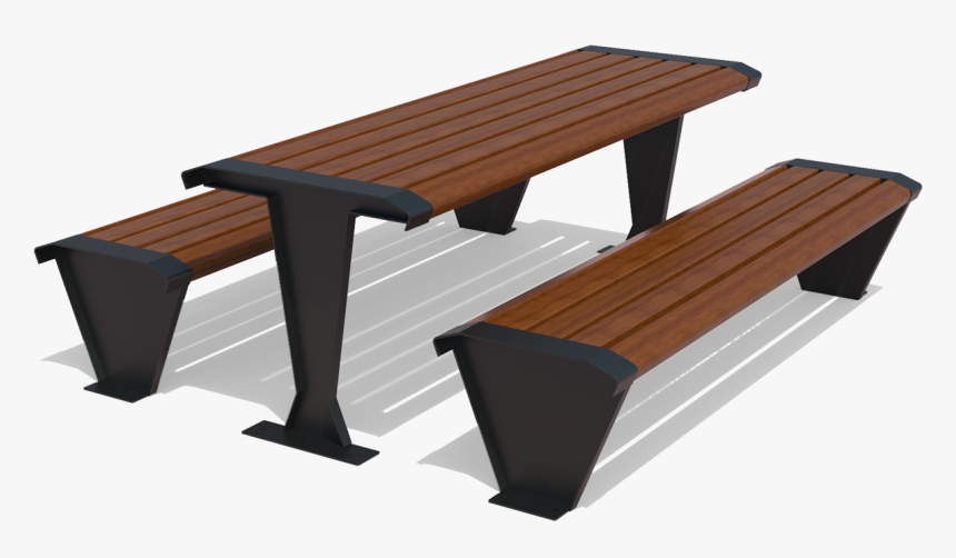 Essence Model Picnic Table For Public Spaces - Bench, HD Png Download