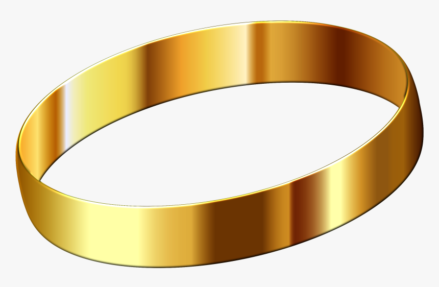 Platinum,wedding Ring,gold - Golden Rings Clip Art, HD Png Download