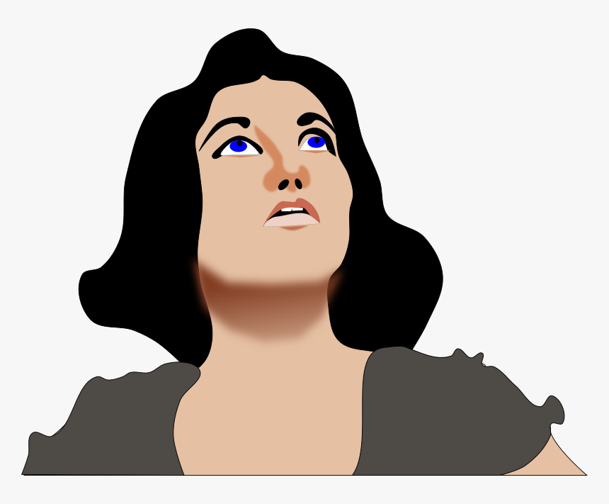 Eyebrow Clipart Surprised - Looking Up Gif Png, Transparent Png