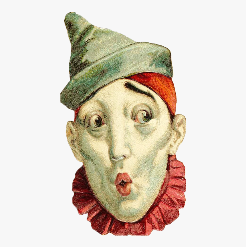 Vintage Clown Illustration, HD Png Download