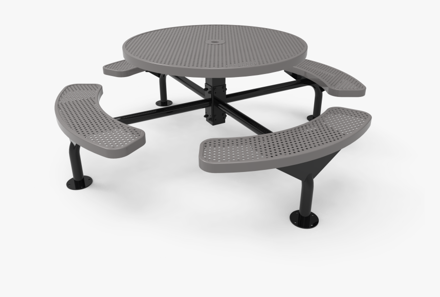 Picnic Tables St - Round Table With Honeycomb Structure, HD Png Download