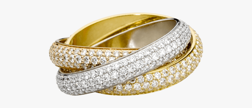 Gold-ring - Trinity De Cartier, HD Png Download