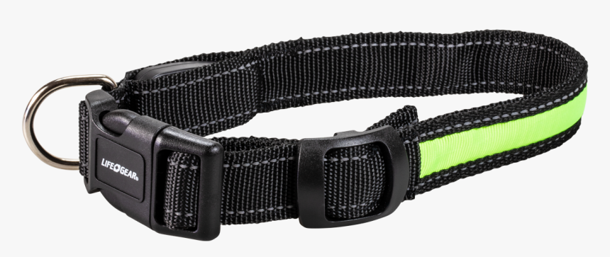 Night Walker Glow Led Usb Rechargeable Pet Collar Small - Strap, HD Png Download