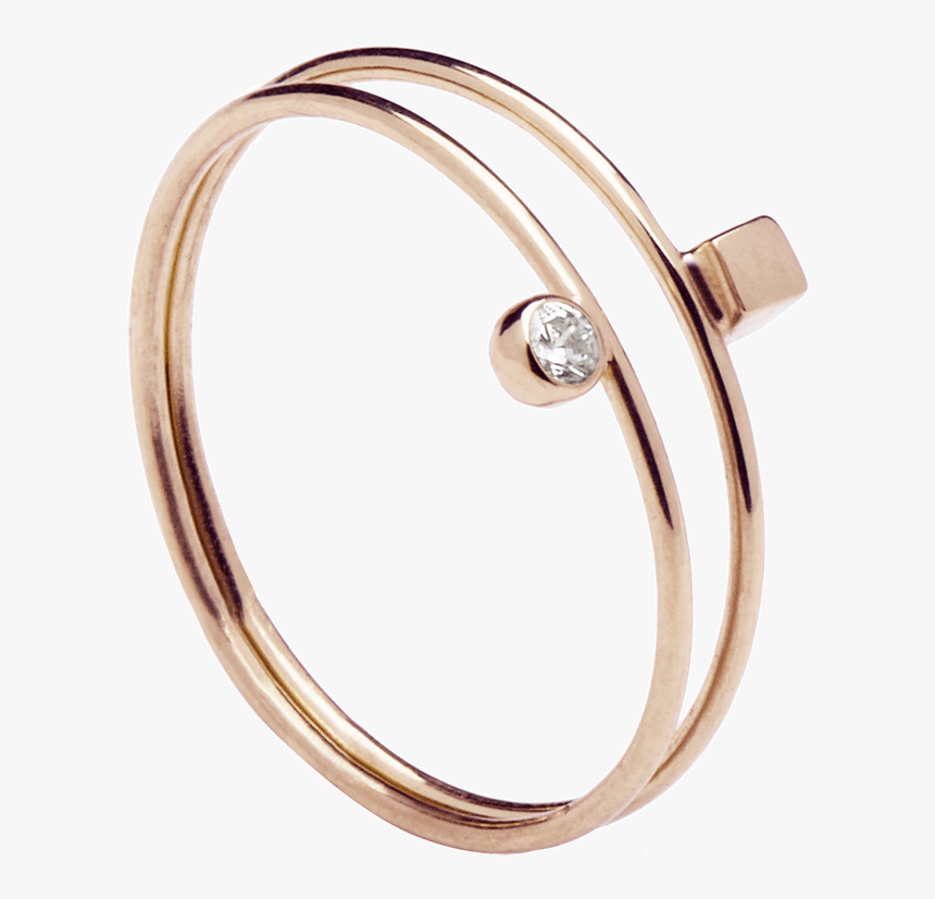 Bob Rose Gold Ring - Ring, HD Png Download