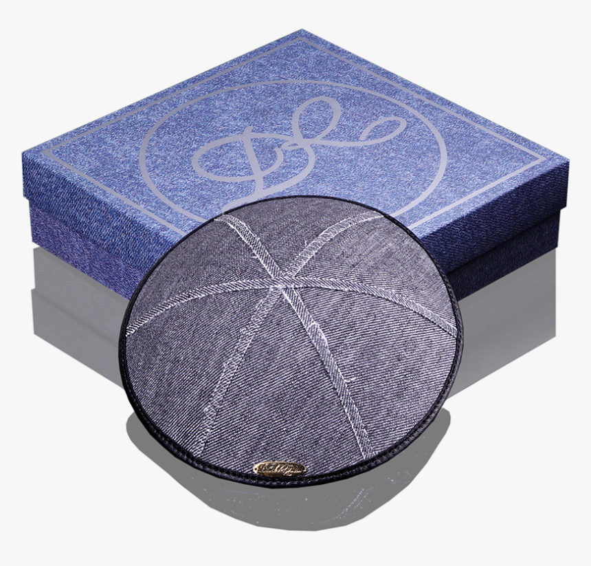Kippah «modern» Jeans Grey With Black Stripe - Circle, HD Png Download
