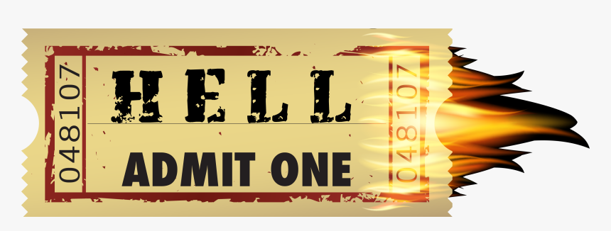 Vip Ticket To Hell , Png Download - Vip Ticket To Hell, Transparent Png