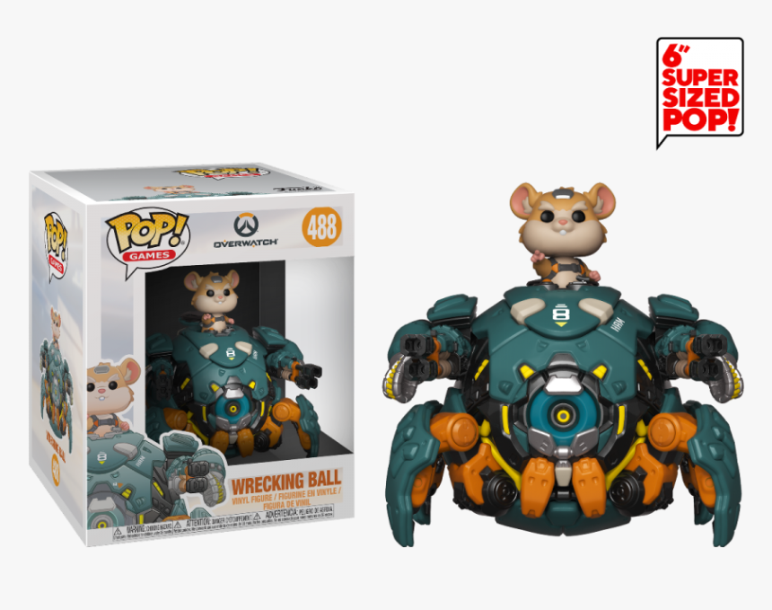 Funko Pop Overwatch Wrecking Ball, HD Png Download