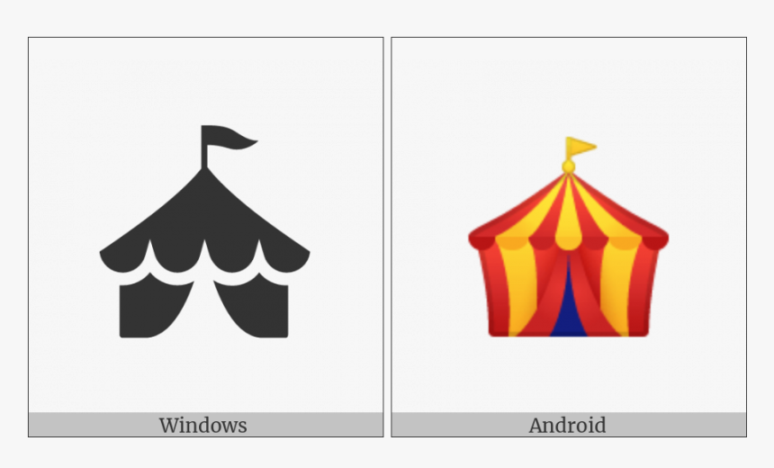 Circus Tent On Various Operating Systems - Circus Icon Png, Transparent Png