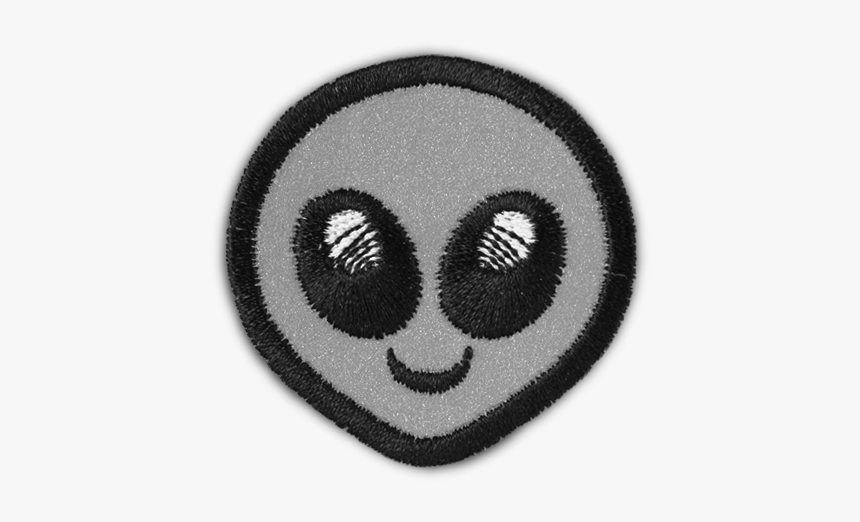 Reflective Alien Face Patch - Circle, HD Png Download