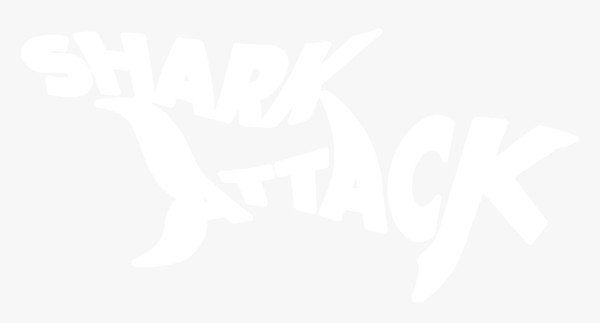 Shark Attack Text Png, Transparent Png