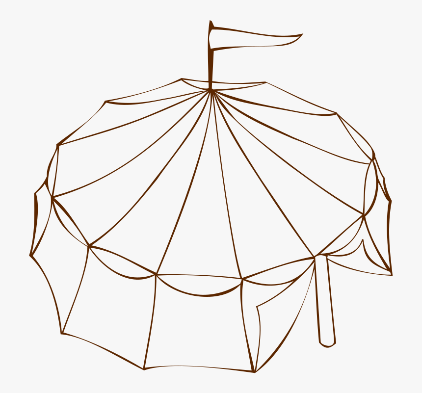 Rpg Map Symbols Circus Tent - Circus Tent Clip Art, HD Png Download