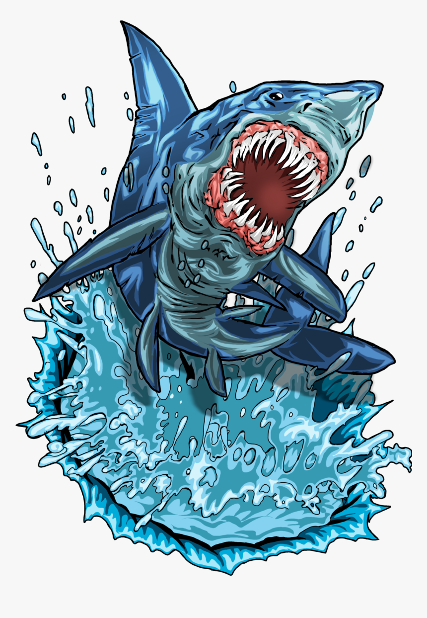 Share Share On Facebook Tweet Tweet On Twitter Pin - Great White Shark, HD Png Download