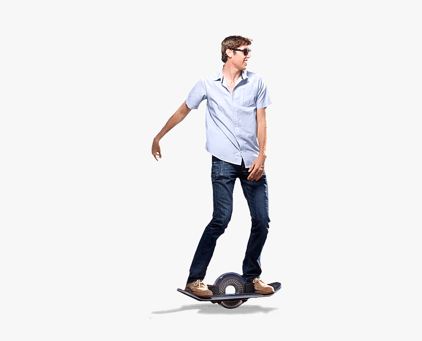 Man On Hoverboard Png, Transparent Png
