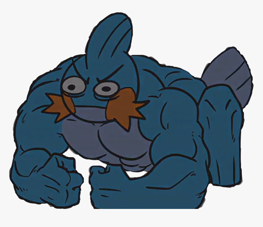 #art Buff Mudkip #freetoedit - Cartoon, HD Png Download